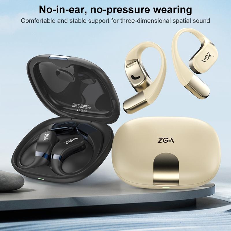 V562-B106786600ADE-202505222013-02 Wireless Bluetooth Earphones - Zga Gs18 Blade Ai - Beige - Image 3