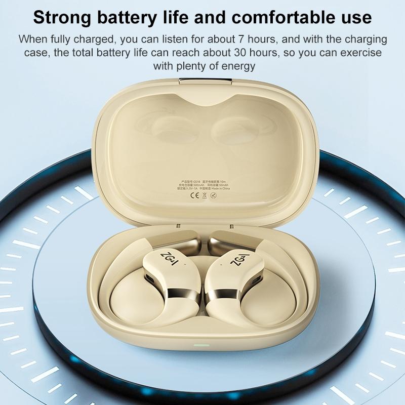 V562-B106786600ADE-202505222013-07 Wireless Bluetooth Earphones - Zga Gs18 Blade Ai - Beige - Image 8