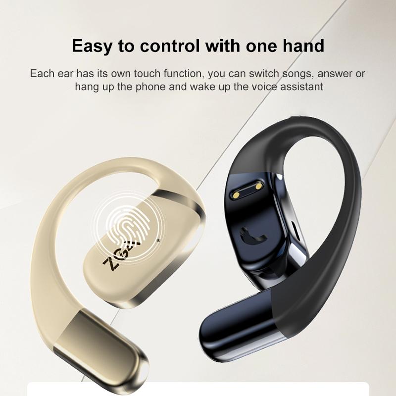 V562-B106786600ADE-202505222013-08 Wireless Bluetooth Earphones - Zga Gs18 Blade Ai - Beige - Image 9
