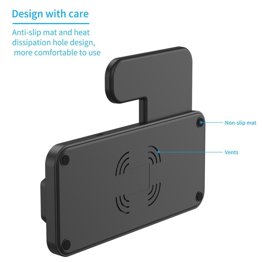V562-B1069234060DBT-202504212046-06 Foldable 4 In 1 Wireless Charger For Mobile Devices - White - Image 7