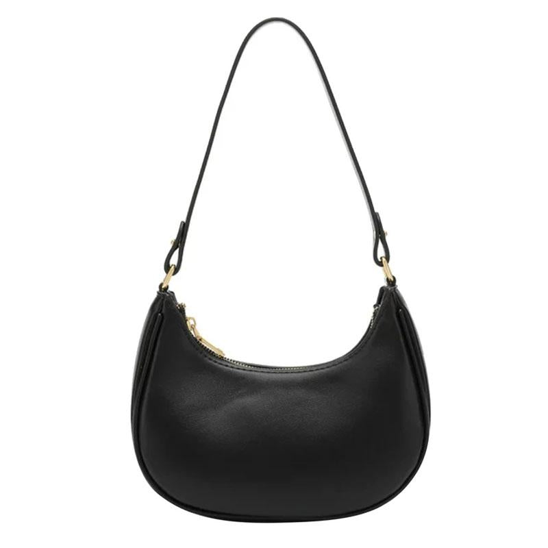 V562-B1069274060DBT-202505191441-00 Stylish Crescent Shoulder Bag For Women - Black - Image 1