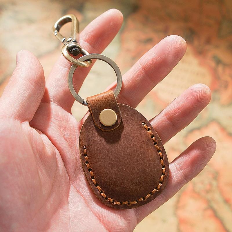 V562-B1069991060DBT-202503280206-04 Vintage Leather Proximity Card Holder Access Control - Brown - Image 5