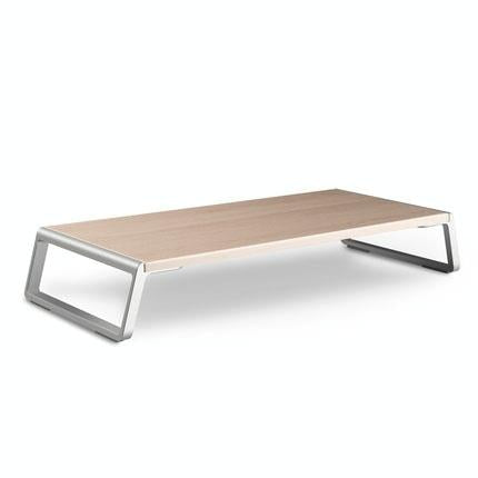 V562-B107193940DBT-202504021830-15 Metal Feet Monitor Stand for Imac Macbook Lcd Printer - Light Wood Grain - Image 16