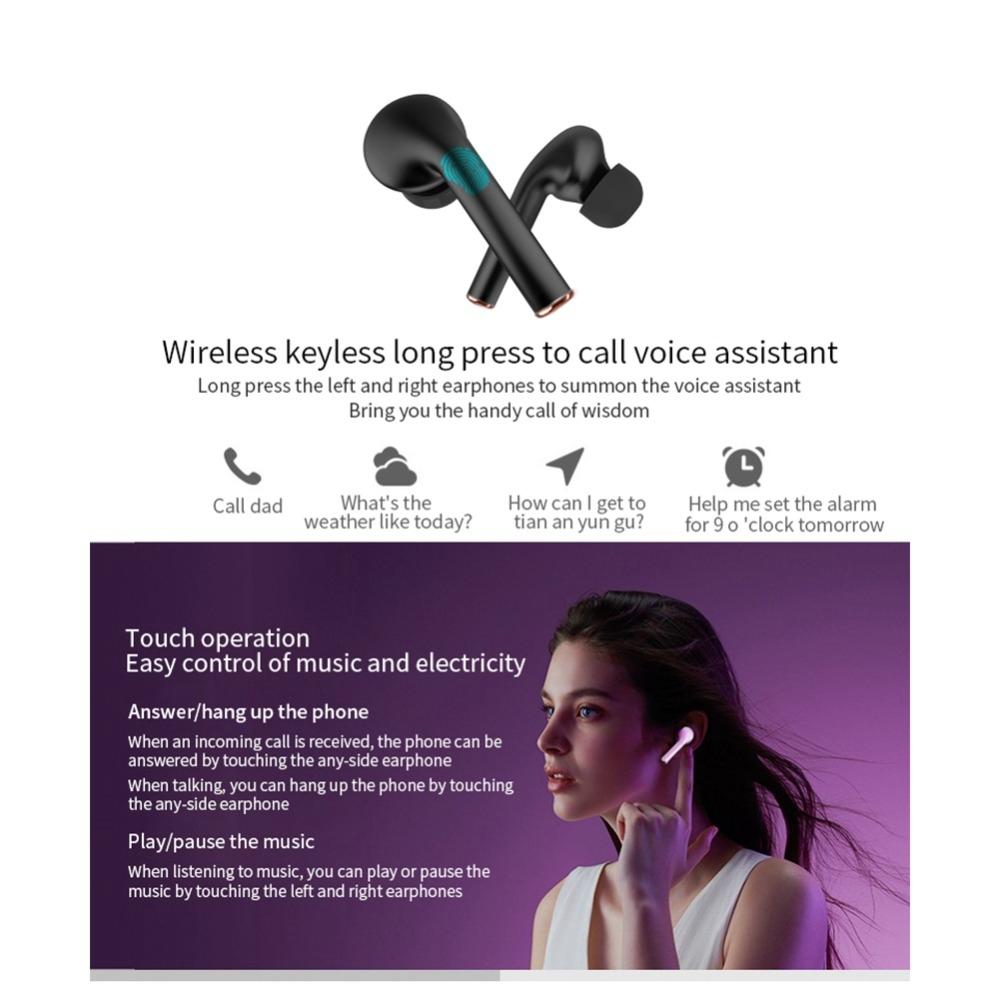 V562-B107330100AYS-202505261845-04 Waterproof Wireless Bluetooth Earbuds with Led Display and Hifi Sound - White - Image 5