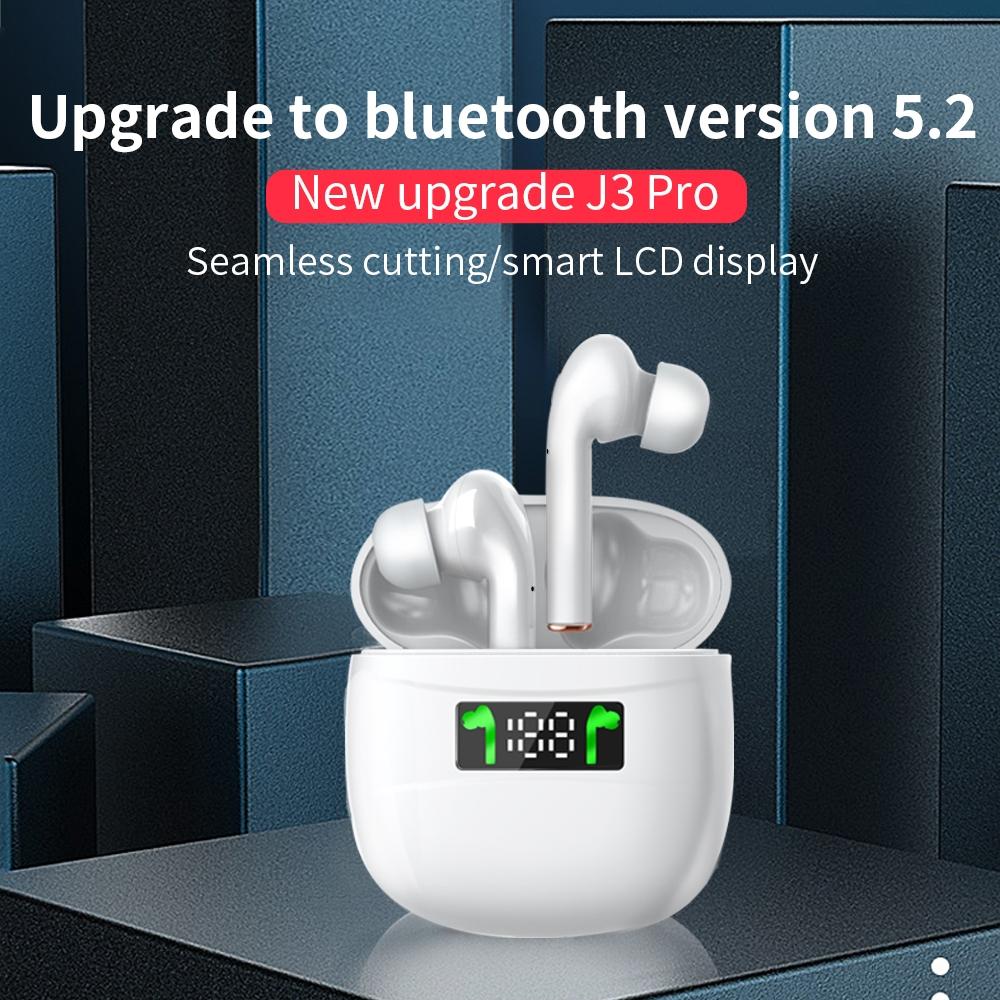 V562-B107330100AYS-202505261845-09 Waterproof Wireless Bluetooth Earbuds with Led Display and Hifi Sound - White - Image 10