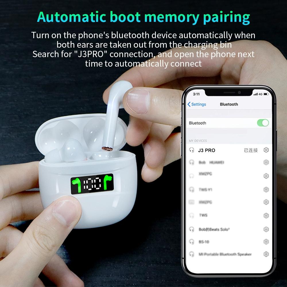V562-B107330100AYS-202505261845-12 Waterproof Wireless Bluetooth Earbuds with Led Display and Hifi Sound - White - Image 13