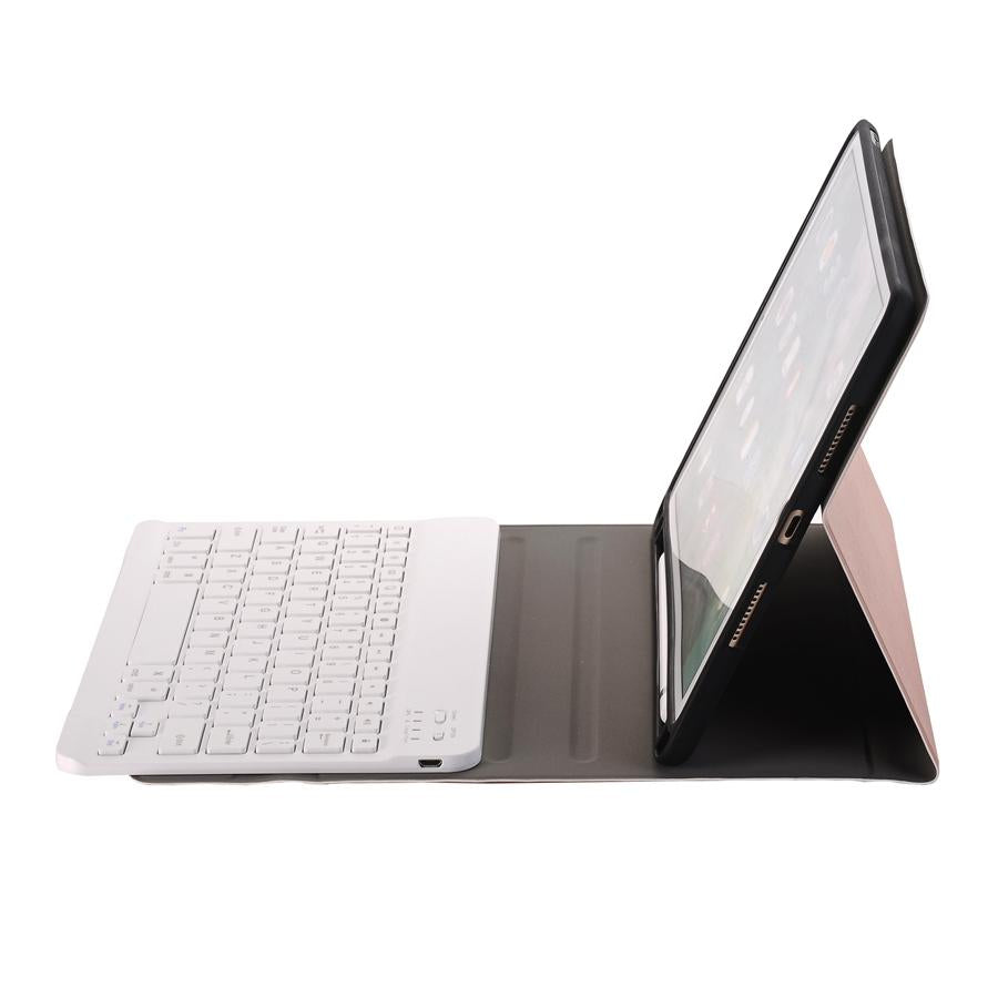 V562-B107730400ADE-202504291847-07 Bluetooth Keyboard Leather Tablet Case For Ipad Air 3 / Pro 10.5 / 10.2 - Detachable - Dark Blue - Image 8