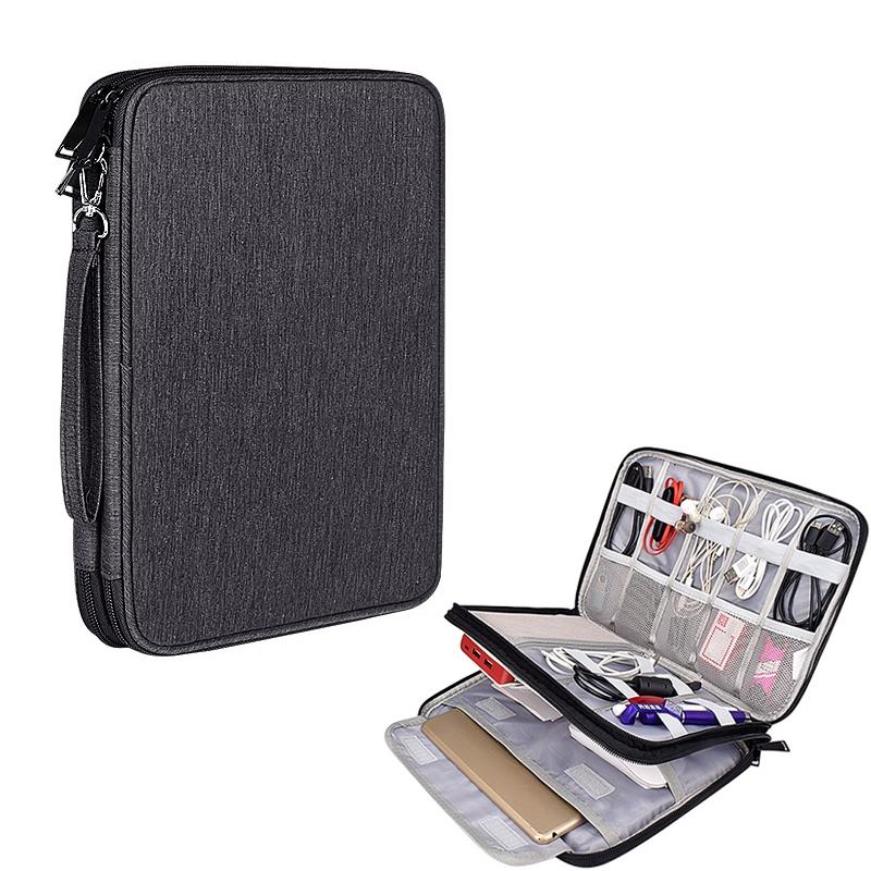 V562-B10799700ADE-202503032015-00 Waterproof Multi-function Storage Bag for Digital Accessories - l - Black - Image 1