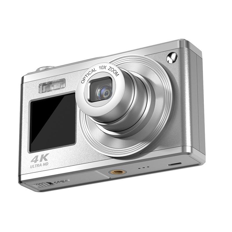 V562-B1080164060DBT-222171-01 4K Hd Optical Zoom Digital Camera 60Mp Dual Screen Selfie Camera No Memory - White - Image 2