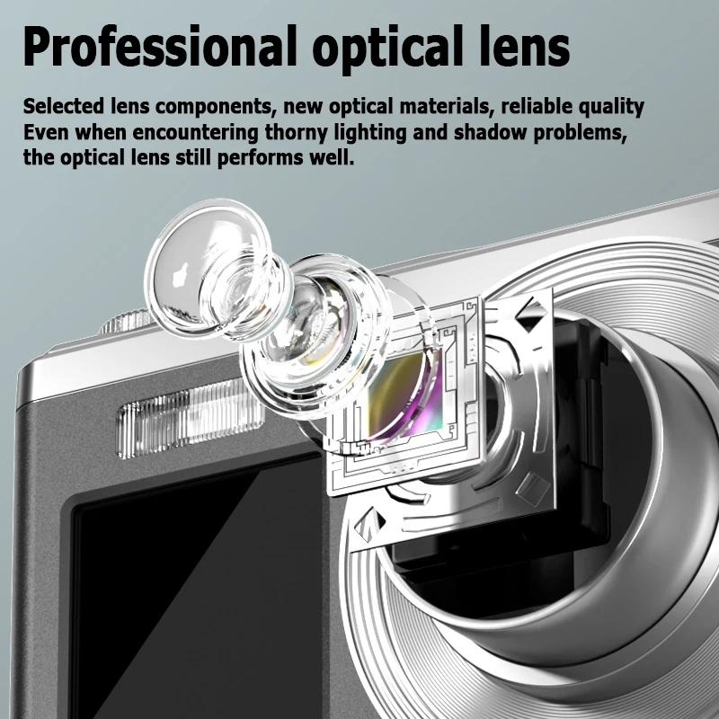 V562-B1080164060DBT-222171-13 4K Hd Optical Zoom Digital Camera 60Mp Dual Screen Selfie Camera No Memory - White - Image 14