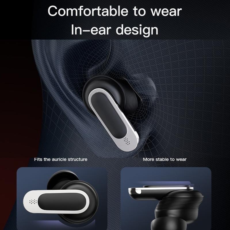 V562-B1081944060DBT-202505221953-11 Wireless Anc Bluetooth Earphones with Touch Screen and Active Noise Reduction - Black - Image 12