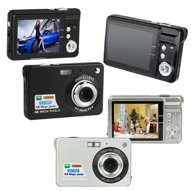V562-B1087492060DBT-221191-02 Compact Digital Camera For Daily Photos And Videos - Ideal For Students - Silver - Image 3