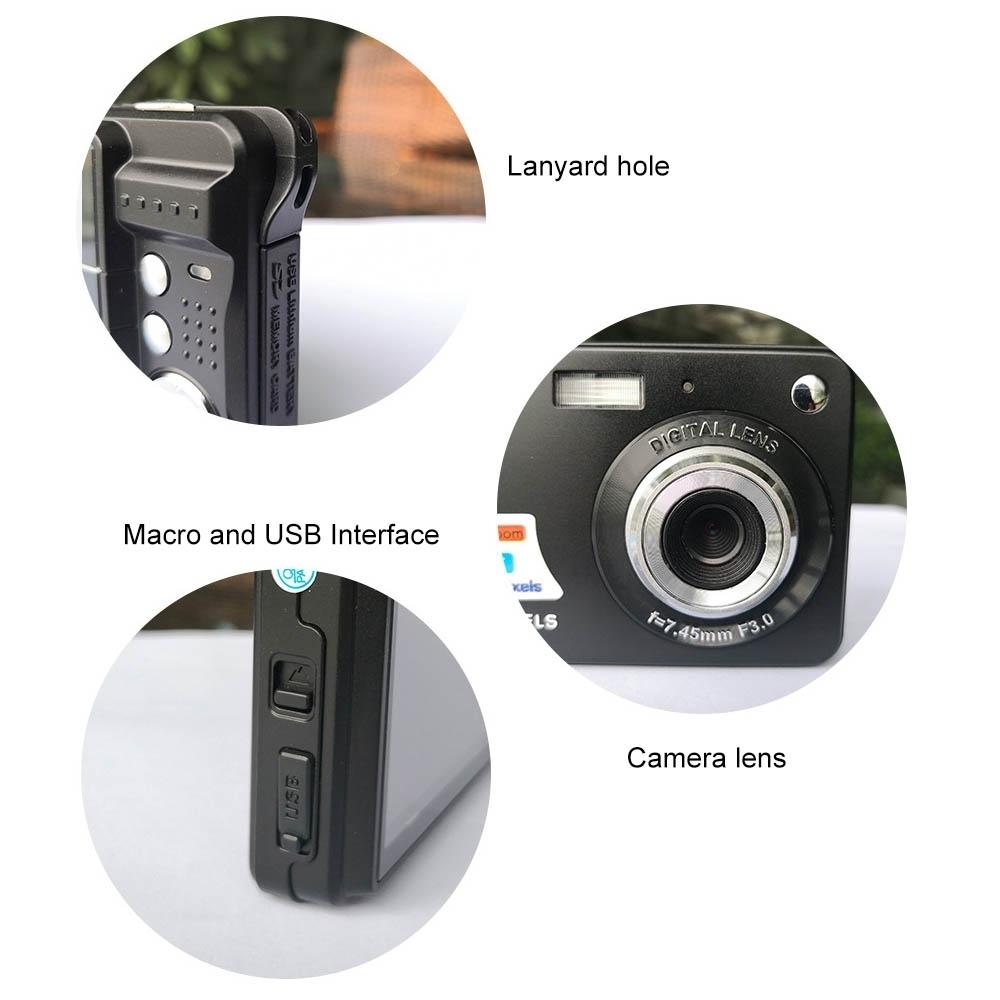 V562-B1087492060DBT-221191-04 Compact Digital Camera For Daily Photos And Videos - Ideal For Students - Silver - Image 5