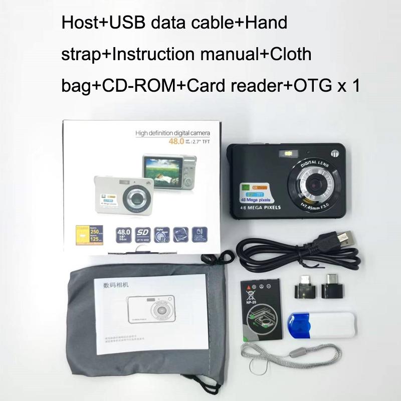 V562-B1087492060DBT-221191-06 Compact Digital Camera For Daily Photos And Videos - Ideal For Students - Silver - Image 7