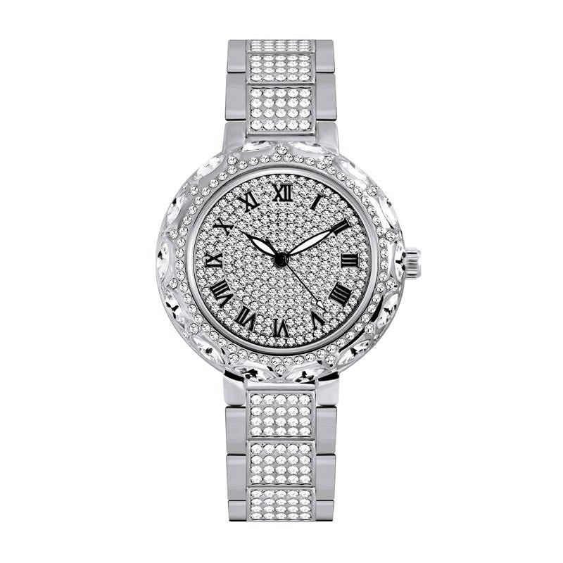 V562-B1096252060DBT-202504181121-07 Diamond Chain Watch for Women - Elegant and Timeless - Silver - Image 8