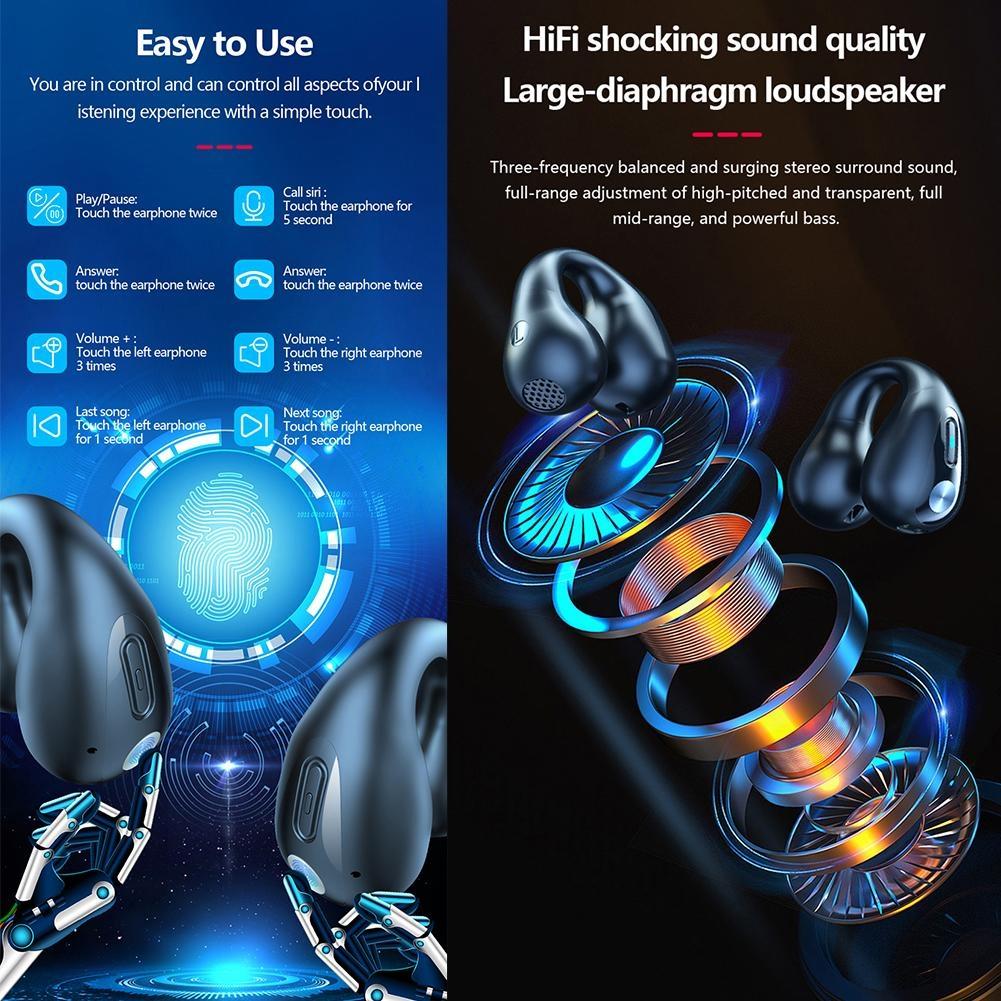 V562-B1098693060DBT-202505261847-09 Wireless Noise-cancelling Bluetooth Earbuds with Led Display - Khaki - Image 10