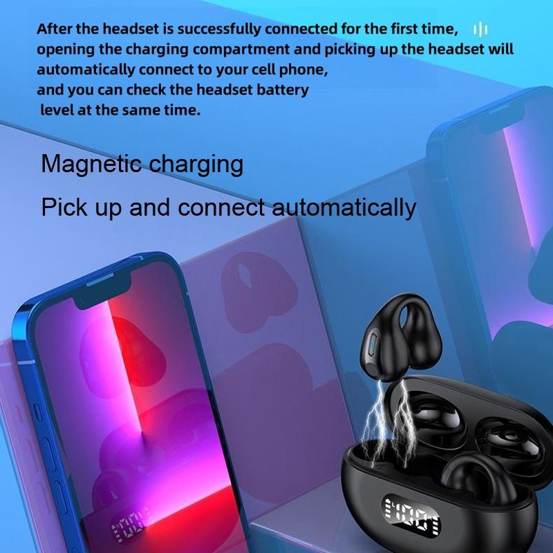 V562-B1098693060DBT-202505261847-11 Wireless Noise-cancelling Bluetooth Earbuds with Led Display - Khaki - Image 12
