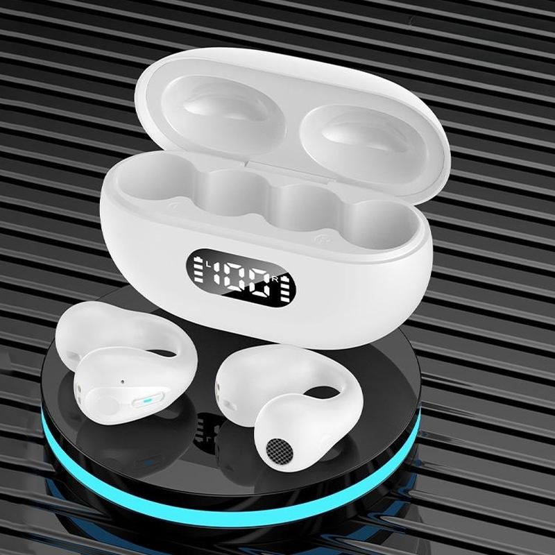 V562-B1098693060DBT-202505261847-15 Wireless Noise-cancelling Bluetooth Earbuds with Led Display - Khaki - Image 16