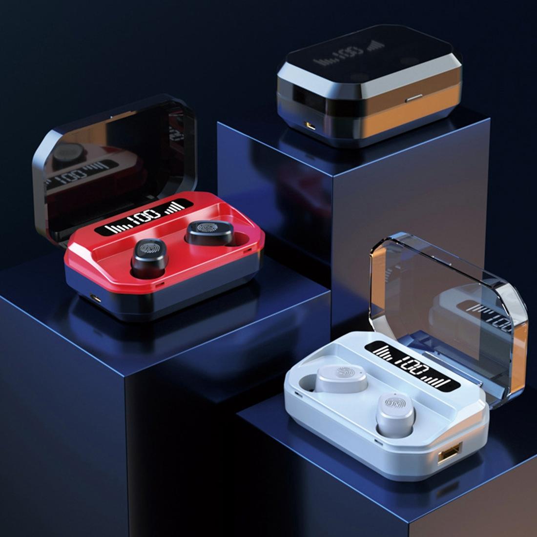 V562-B1546SAS-202505261842-09 Wireless Bluetooth 5.0 Earbuds with Touch Display & Charging Case - Black - Image 10