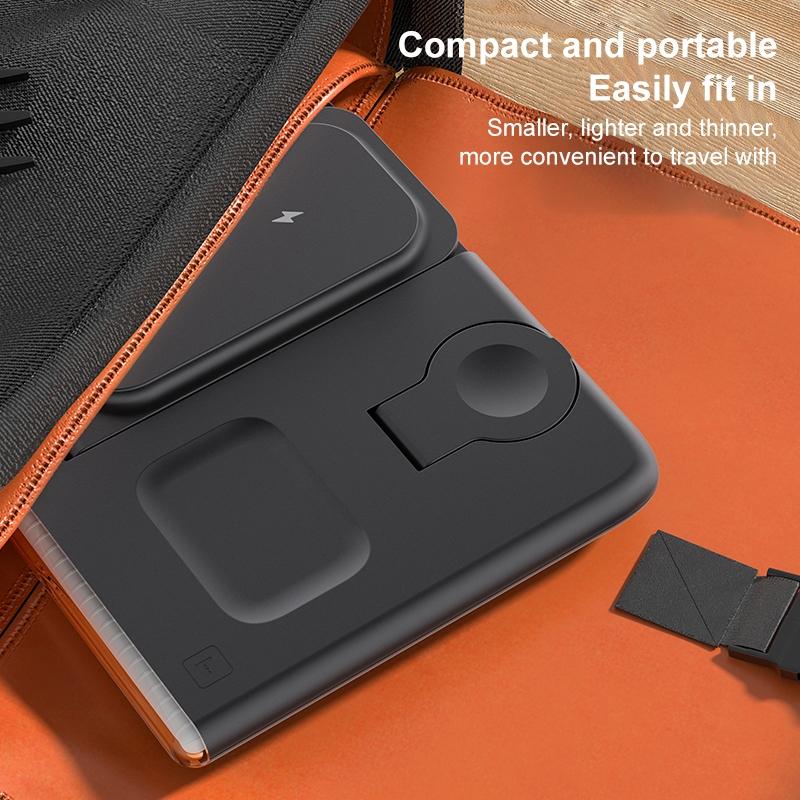 V562-B1589G8PI-202504212031-08 Foldable 15W Magnetic Wireless Charger With Ambient Light - Black - Image 9
