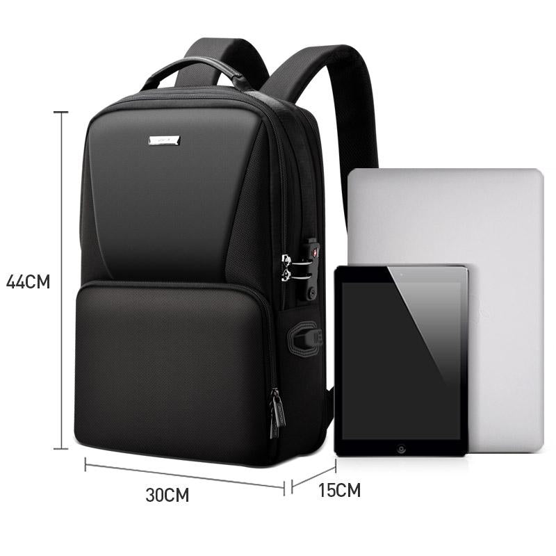 V562-B1856GO-202505291705-14 Anti-theft Waterproof Business Backpack for Travel - 30x15x44cm in Black - Image 15
