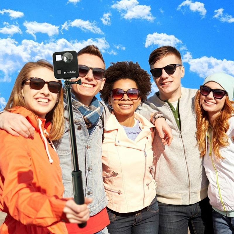 V562-B244UP-202503061835-08 Aluminum Alloy Protective Cage for Gopro Fusion with Mount and Lens Caps - Image 9