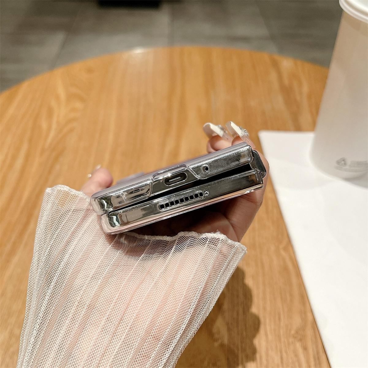 V562-B304984600ADE-202503211421-08 For Samsung Galaxy Z Fold4 5G Shockproof Full Coverage Porcelain Case Samsung Galaxy Fold3 4 - Purple - Image 9