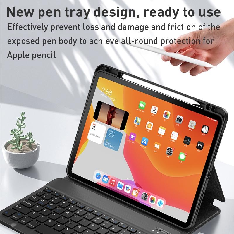 V562-B305171500ADE-202504291821-03 Detachable Keyboard Tablet Case With Magnetic Skin Feel - Pink - Image 4