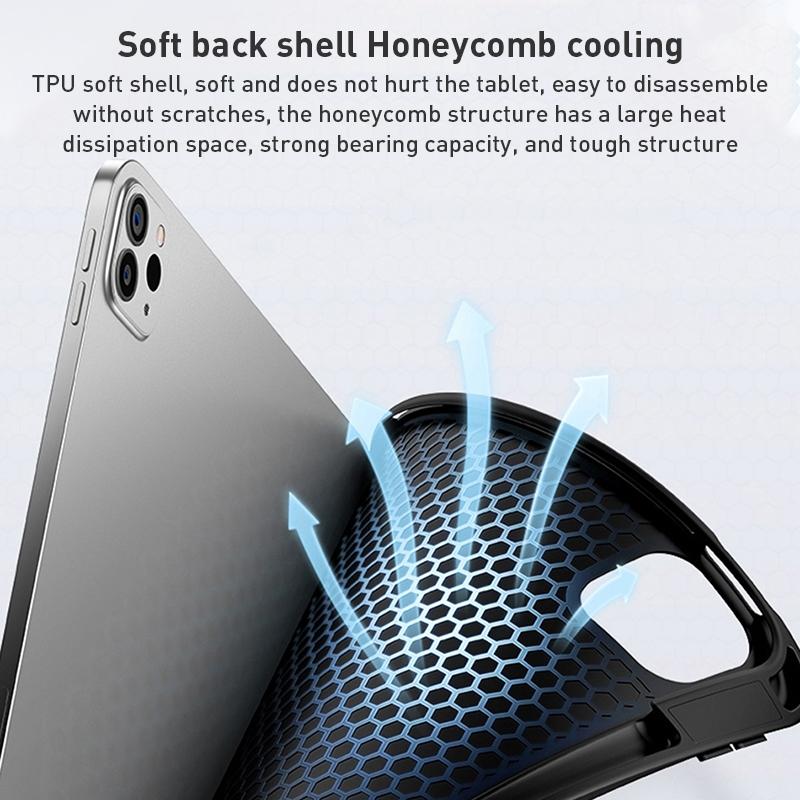 V562-B305171500ADE-202504291821-08 Detachable Keyboard Tablet Case With Magnetic Skin Feel - Pink - Image 9