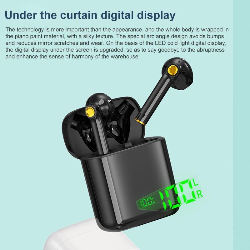 V562-B3381D6PI-202505261753-05 Waterproof Bluetooth Earphones with Digital Display - Black - Image 6