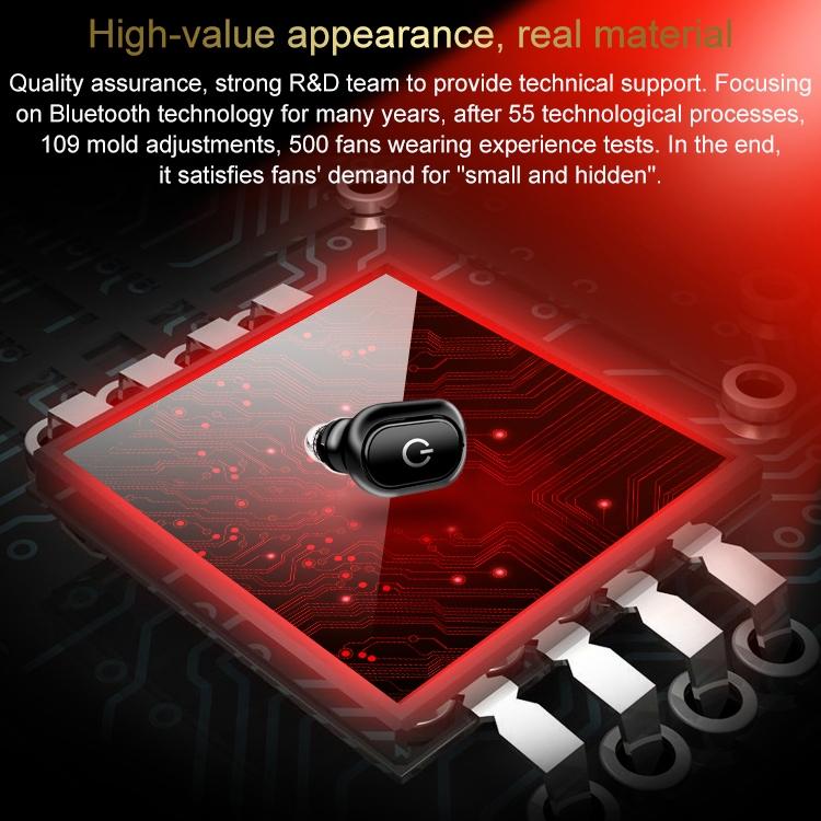 V562-B3480D6PI-202505261740-05 Wireless Bluetooth 5.0 Single In-ear Earphone - Black - Image 6