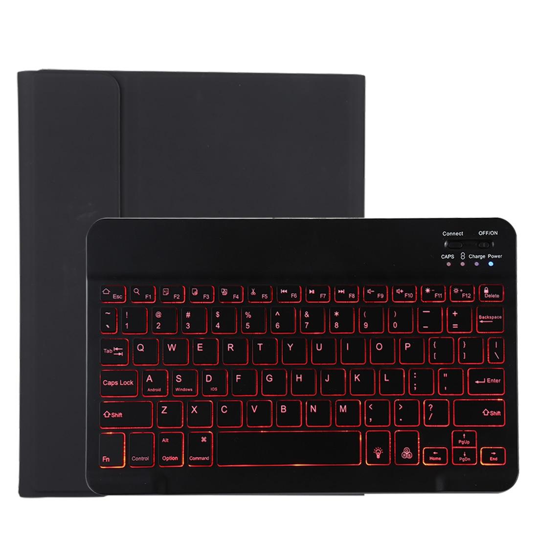 V562-B3515ORPI-202504291841-10 Bluetooth Tablet Case For Ipad Pro 11 With Detachable Microfiber Leather Backlight Pen Slot & Holder - Black - Image 11