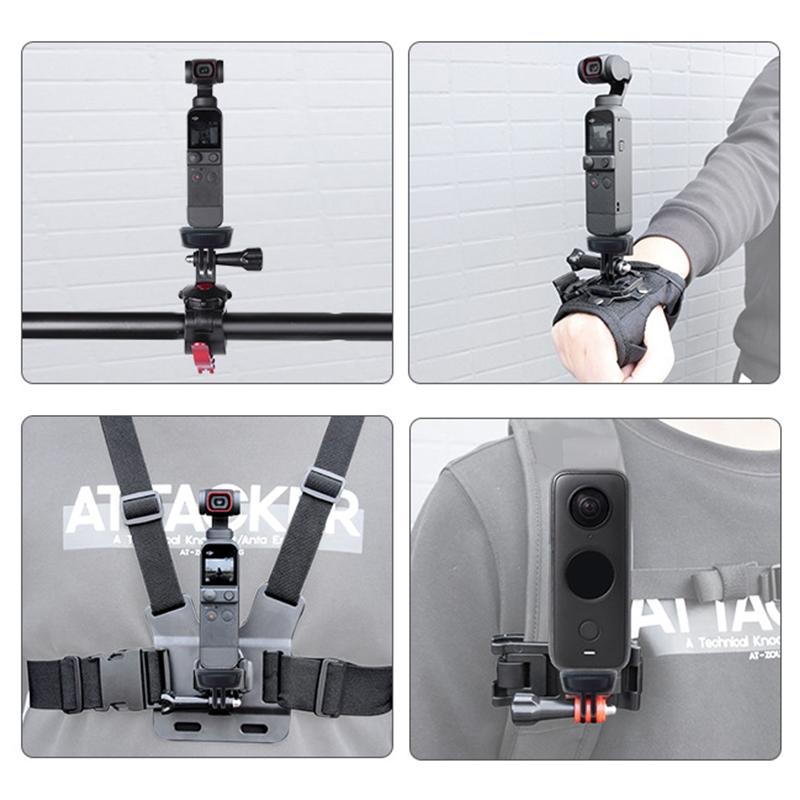 V562-B407UP-202503062125-08 Adjustable Action Camera Tripod Adapter - 1 / 4 Screw - Image 9