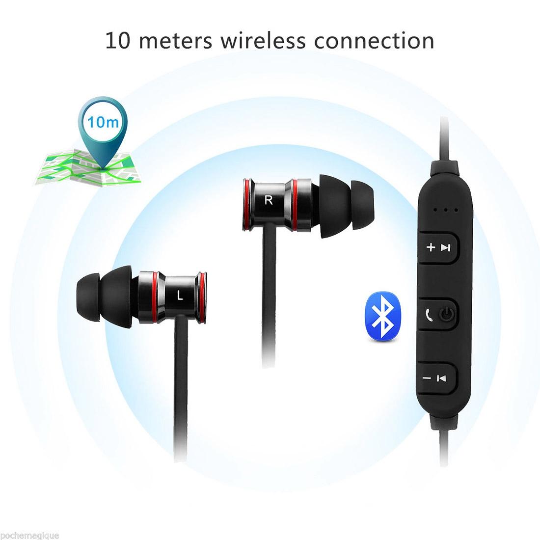 V562-B4569G7PI-202502241740-04 Waterproof Magnetic Sport Earbuds with Mic - Wireless Bluetooth V4.1 - Ip7G9654B - Image 5