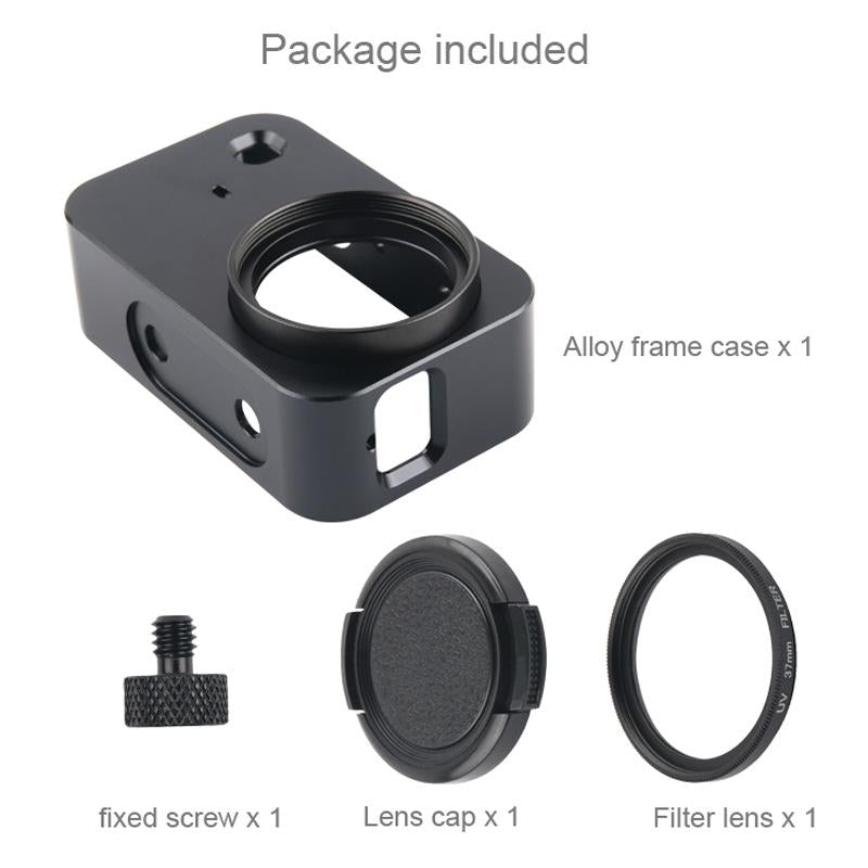 V562-B4741ACD-221091-11 Aluminum Alloy Protective Cage for Xiaomi Mijia Camera with Lens Cap and Screw - 37mm - Image 12