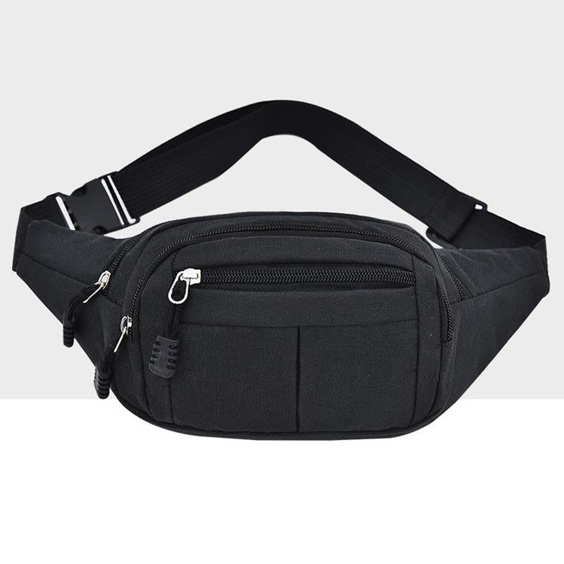 V562-B48208241YZ-202505191710-00 Waterproof Multi Function Chest Bag With Pockets Black - Image 1