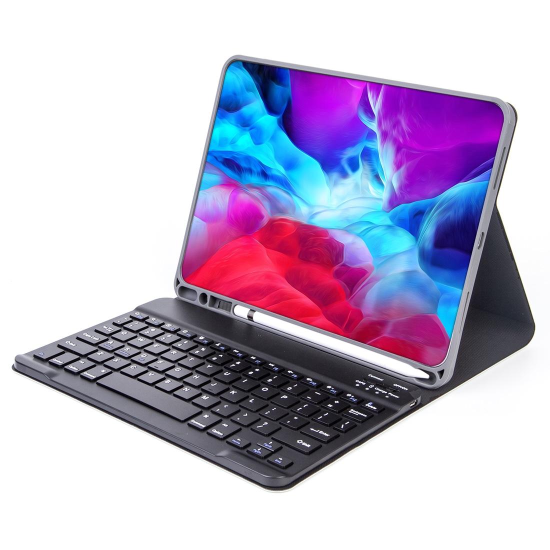 V562-B5120ORPI-202504291810-06 Detachable Bluetooth Keyboard Tablet Case For Ipad Pro 11 With Pen Slot - Plain Texture - Black - Image 7