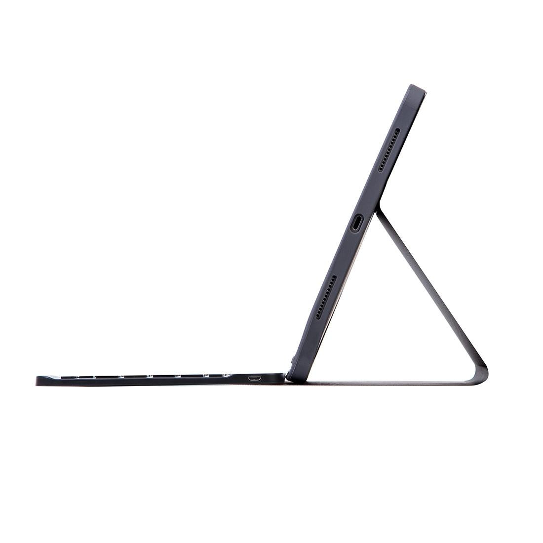 V562-B5120ORPI-202504291810-14 Detachable Bluetooth Keyboard Tablet Case For Ipad Pro 11 With Pen Slot - Plain Texture - Black - Image 15