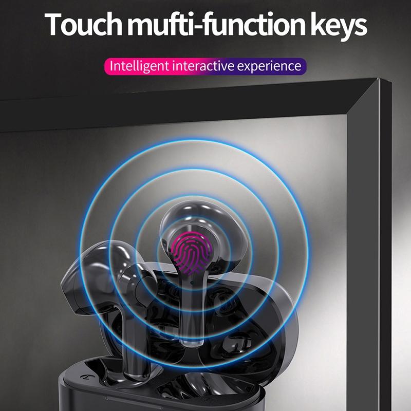 V562-B5370D6PI-202502241235-12 Wireless Bluetooth 5.0 Earbuds with Charging Case - T3 Tws - Black - Image 13