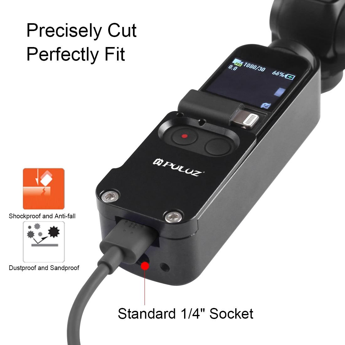 V562-B573UP-202503062010-08 Aluminum Alloy Housing Shell for Dji Pocket - Cnc - Image 9