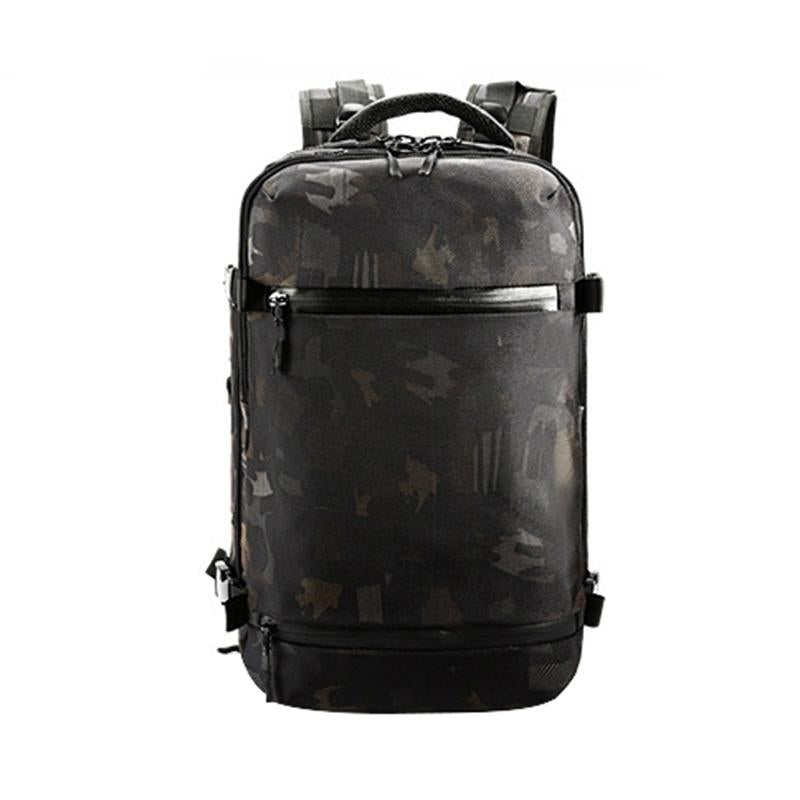 V562-B6129BCC-202505271312-01 20 Inch Waterproof Usb Shoulder Backpack - Black - Image 2