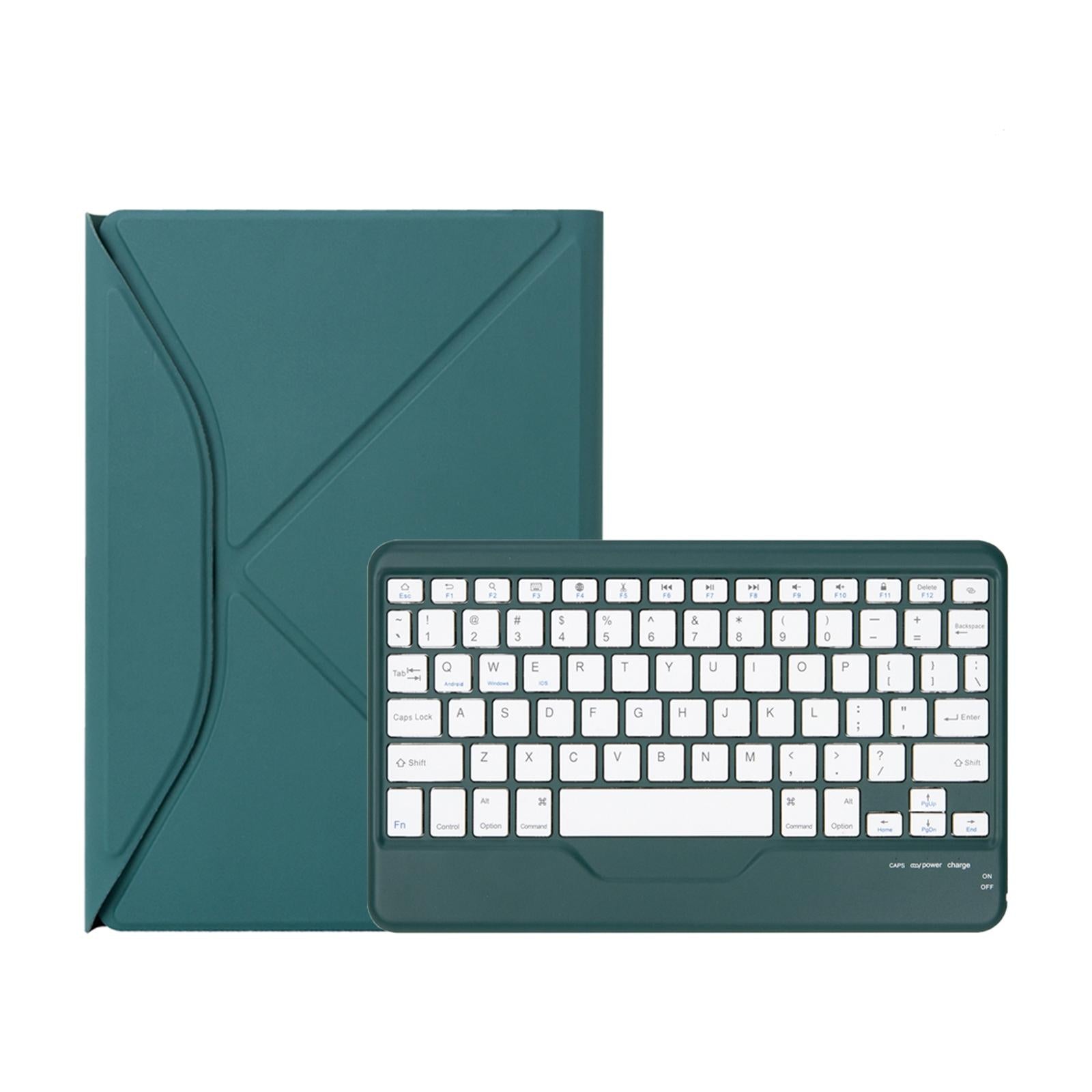 V562-B6830ORPI-202504291912-07 Bluetooth Keyboard Leather Tablet Case With Pen Slot - Black - Image 8