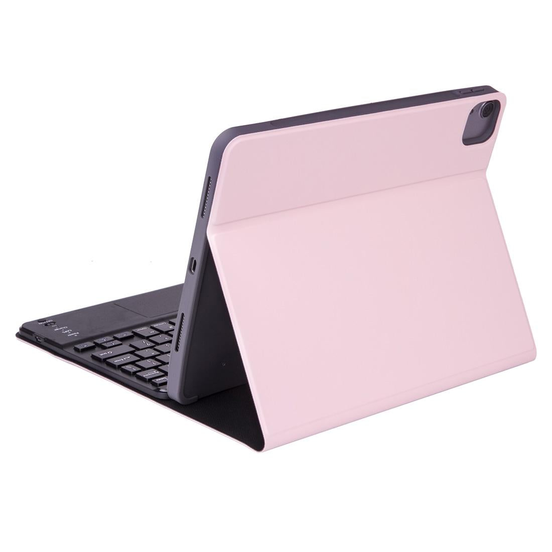 V562-B7120ORPI-202504291812-03 Detachable Bluetooth Keyboard Tablet Case For Ipad Pro 11 With Touchpad Pen Slot & Backlight - Plain Texture - Black - Image 4