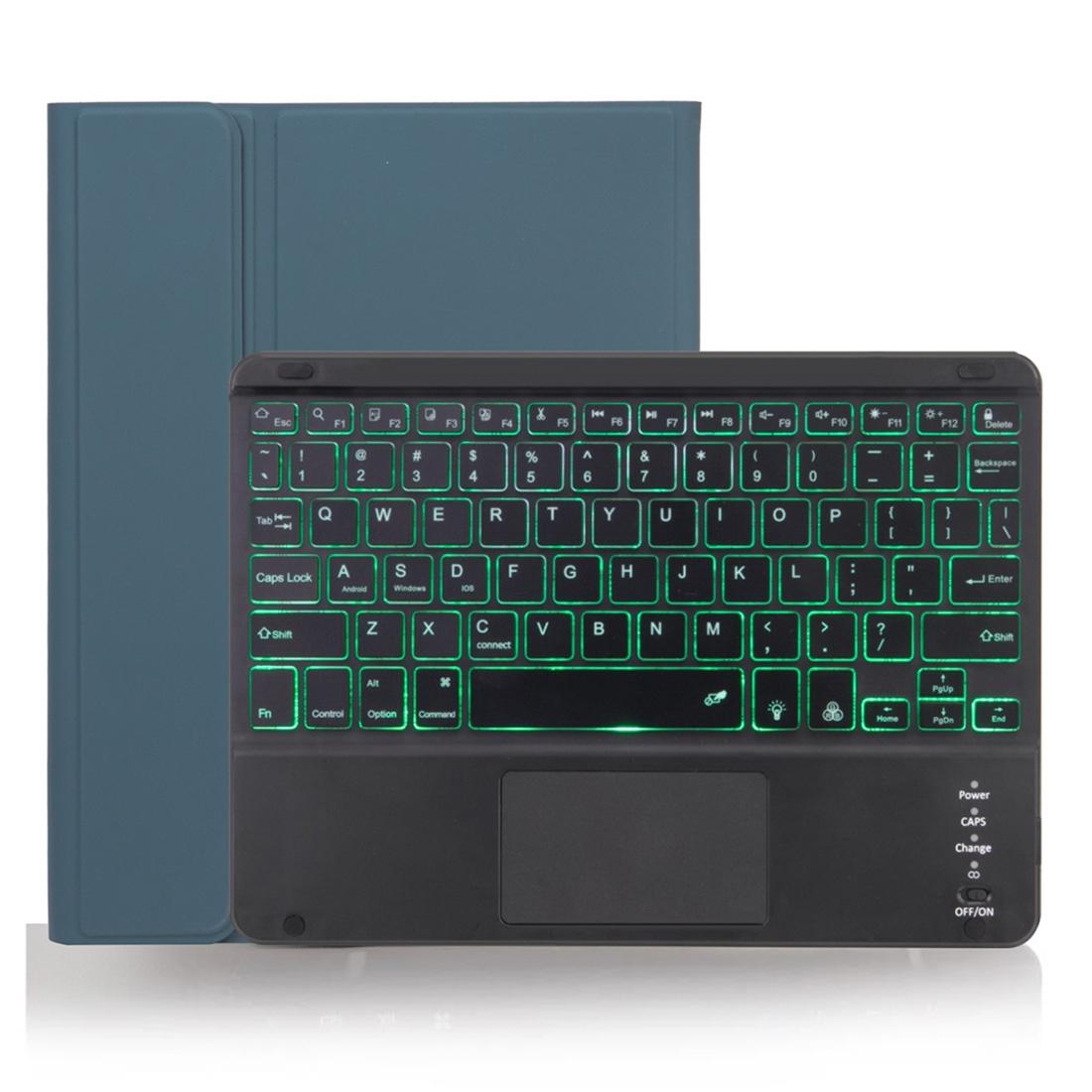 V562-B7120ORPI-202504291812-07 Detachable Bluetooth Keyboard Tablet Case For Ipad Pro 11 With Touchpad Pen Slot & Backlight - Plain Texture - Black - Image 8