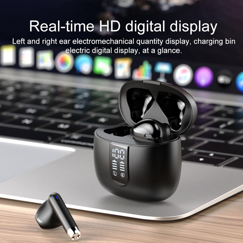 V562-B7338D6PI-202505222040-05 Wireless Bluetooth 5.0 Earphones with Led Display - Black - Image 6