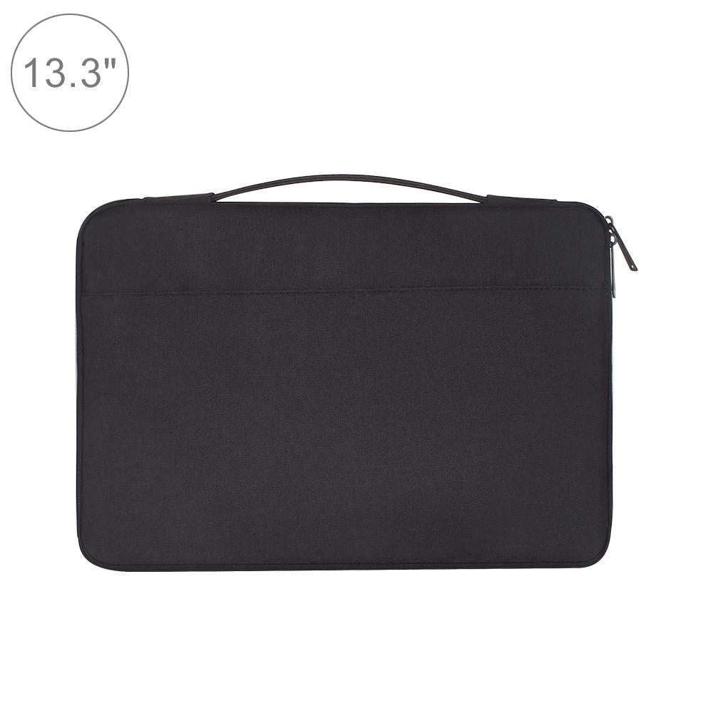V562-B7561BL-202502281945-00 Stylish Laptop Handbag For Macbook Samsung Lenovo Sony Dell Asus Hp - Black - Image 1