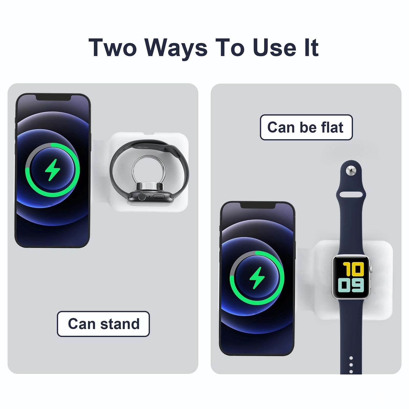 V562-B7670G8PI-202504211930-12 Foldable Dual Wireless Charger For Phones Iwatch Airpods - Black - Image 13