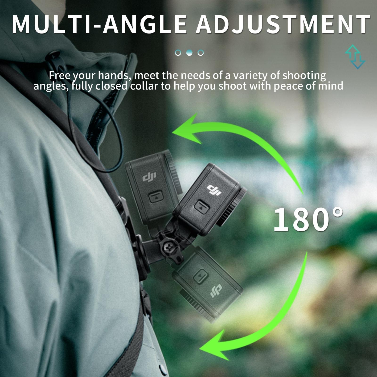 V562-B7983ACD-202503062135-06 Adjustable Neck Vlog Bracket for Dji Gopro Insta360 Action Cameras and Smartphones - Image 7