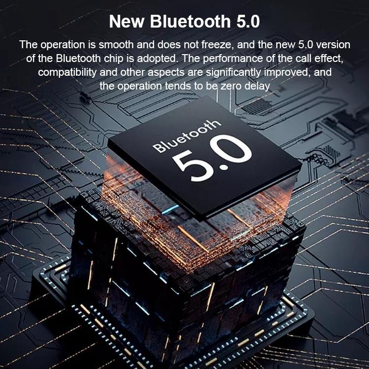 V562-B8080D6PI-226158-06 Wireless Bluetooth Earphone with Charging Box - Single - Black - Image 7