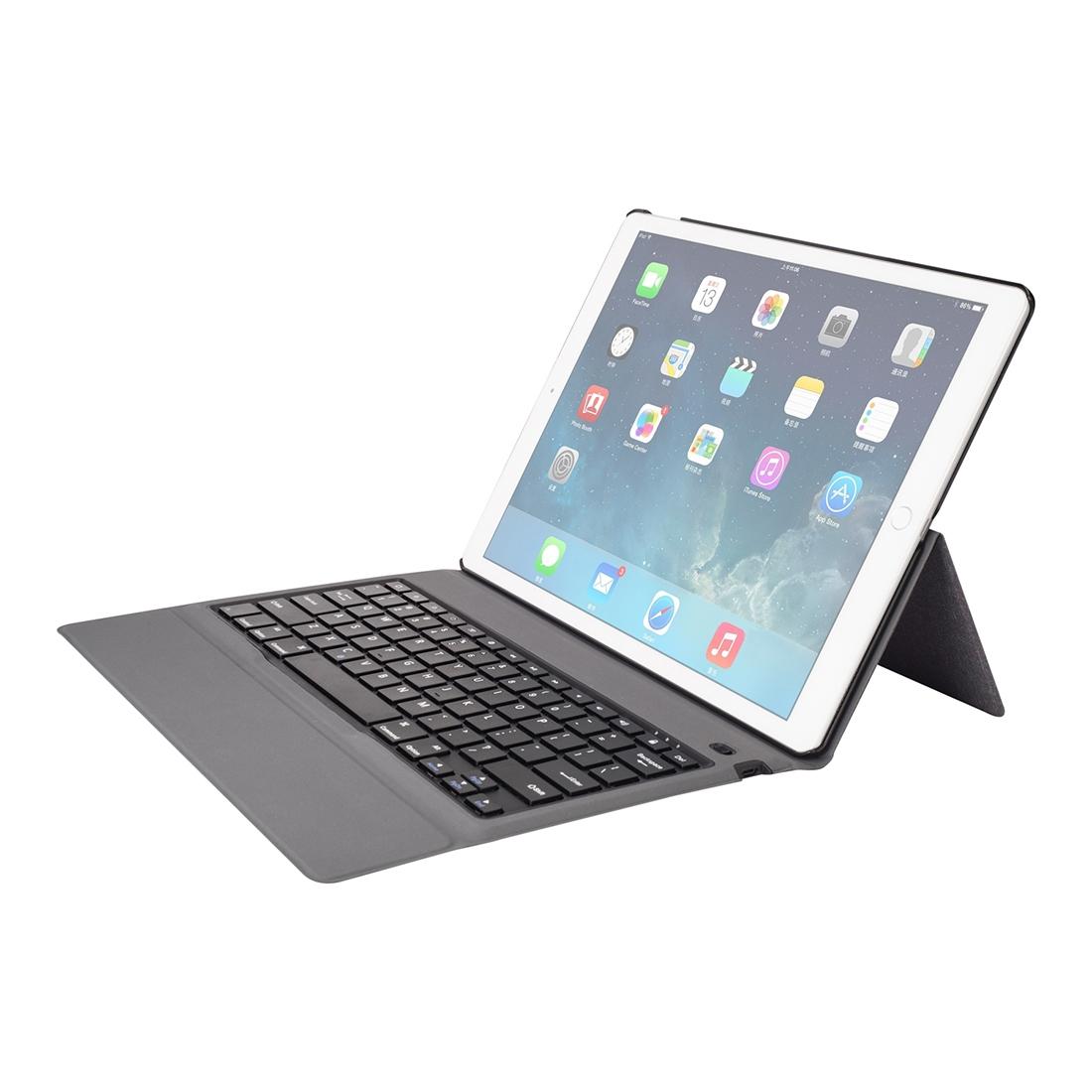 V562-B8121ORPI-202504292020-00 Ultra-Thin Bluetooth Keyboard Leather Case For Ipad Pro 12.9 With Stand - Black - Image 1